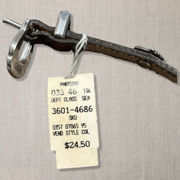 Brighton 1994 Leather Safari Animal Charm Bracelet Vintage Zebra Elephant Bear - Picture 5 of 7